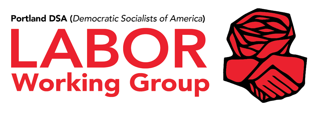 Portland DSA Labor Working Group logo